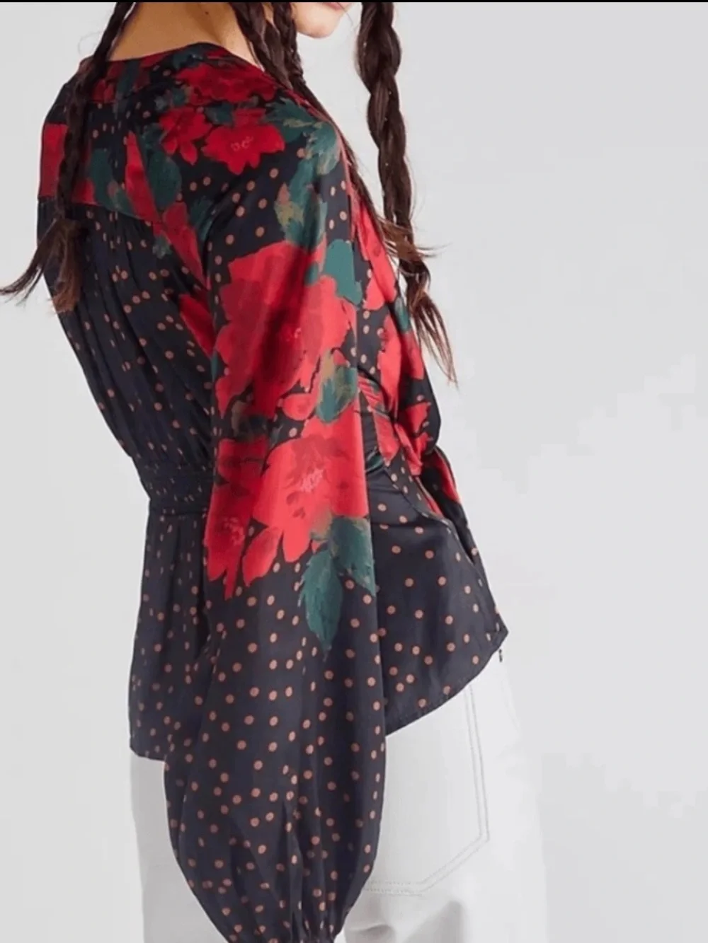 NWT Free People Run Free Blouse